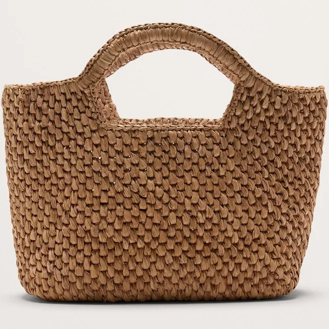 Banana Republic Women's Sandy Raffia Handheld Tote