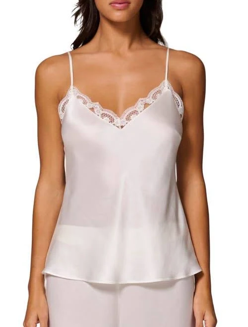 Love Me Embroidered Silk Camisole
