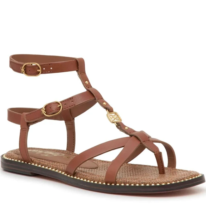 Leather gladiator sandals
