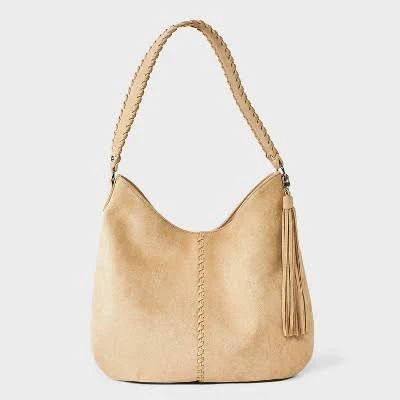 Universal Thread Western Faux Suede Tassel Shoulder Bag