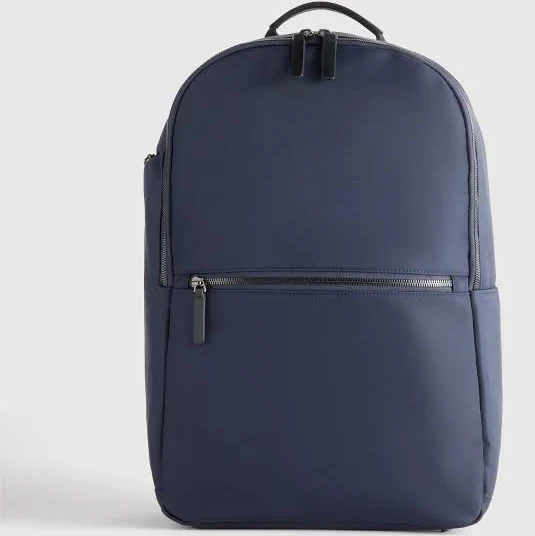 Voyage Nylon Slim Travel Backpack in Navy