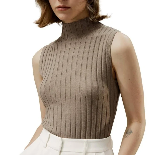 Lilysilk Women Silk-Cashmere Blend Knit Top for Women