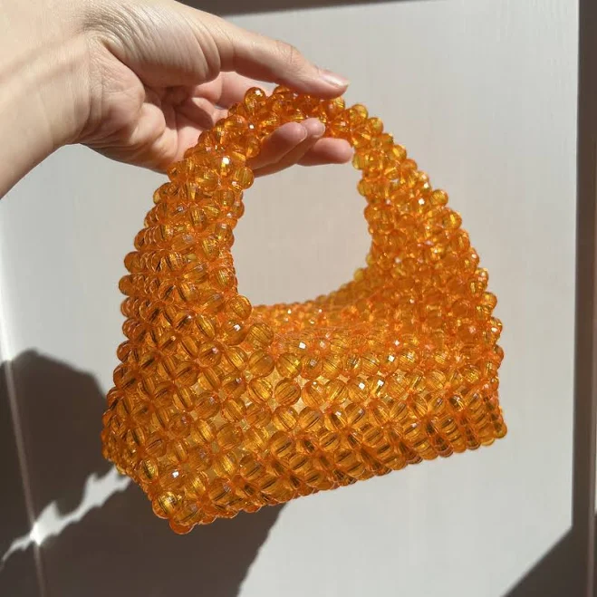 Women's Crystal Beaded Shoulder Bag