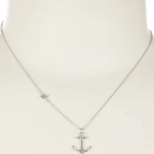 Lauren Ralph Lauren Women's Anchor Short Pendant Necklace