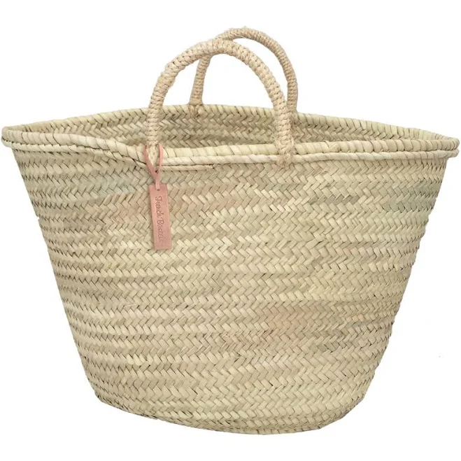 Straw Bag Tote with Rope Handle