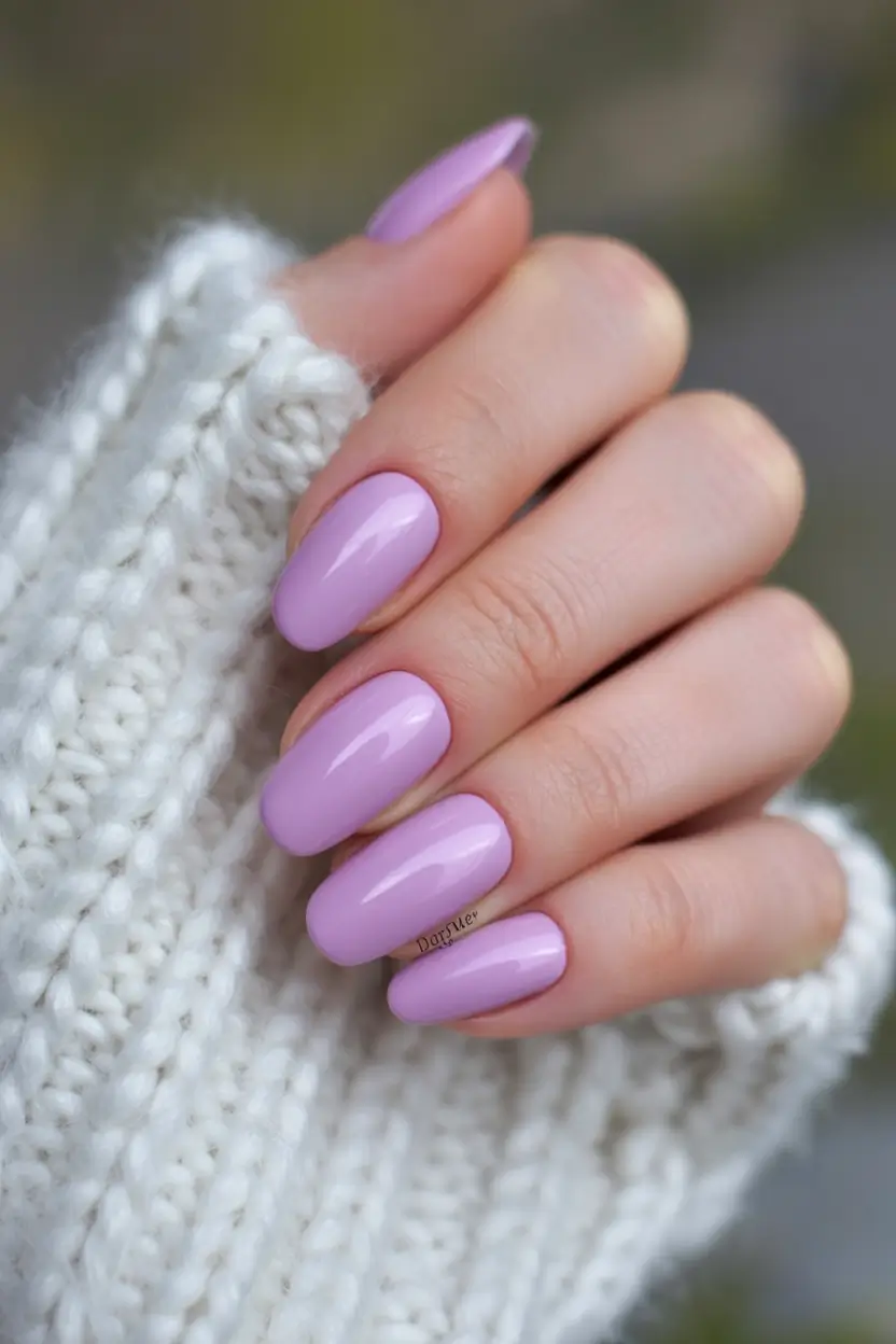 spring to summer season nails color ideas 2026 Soft Lavender Pastel Nails for an Airy Spring Mood