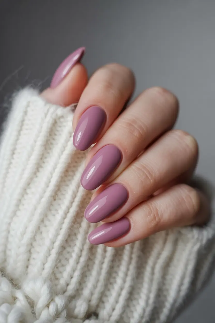 spring to summer season nails color ideas 2026 Muted Mauve Nails for a Chic Everyday Look