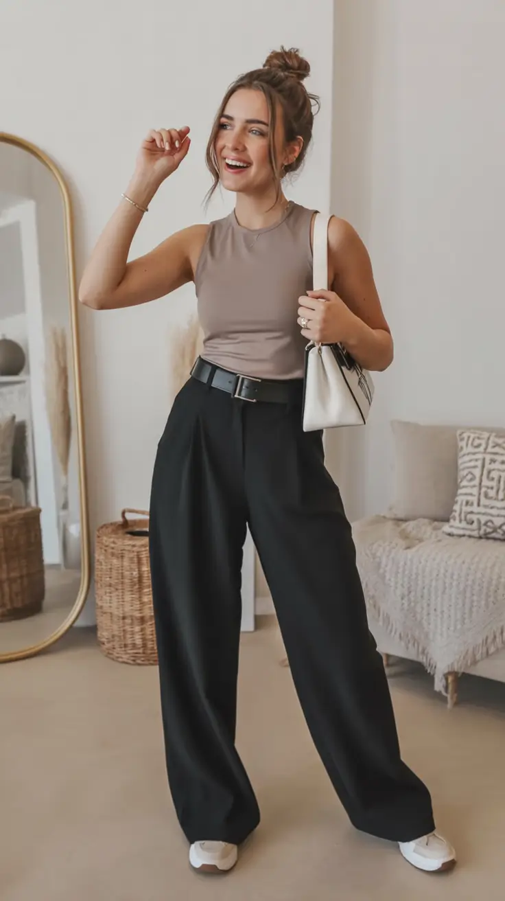 spring to summer season outfits ideas 2026 Soft Neutrals and Tailored Comfort