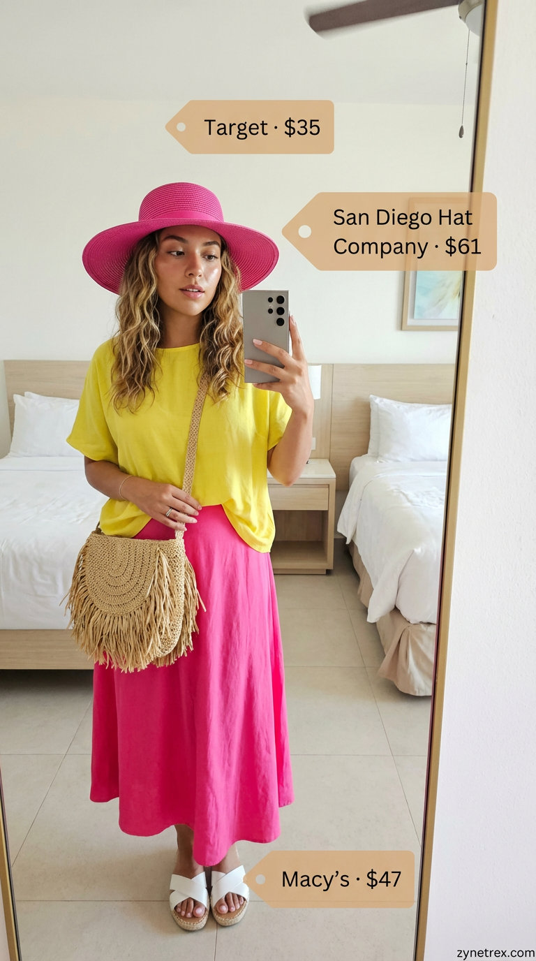 Colorful Co-ord Fun: Head-to-Toe Playfulness