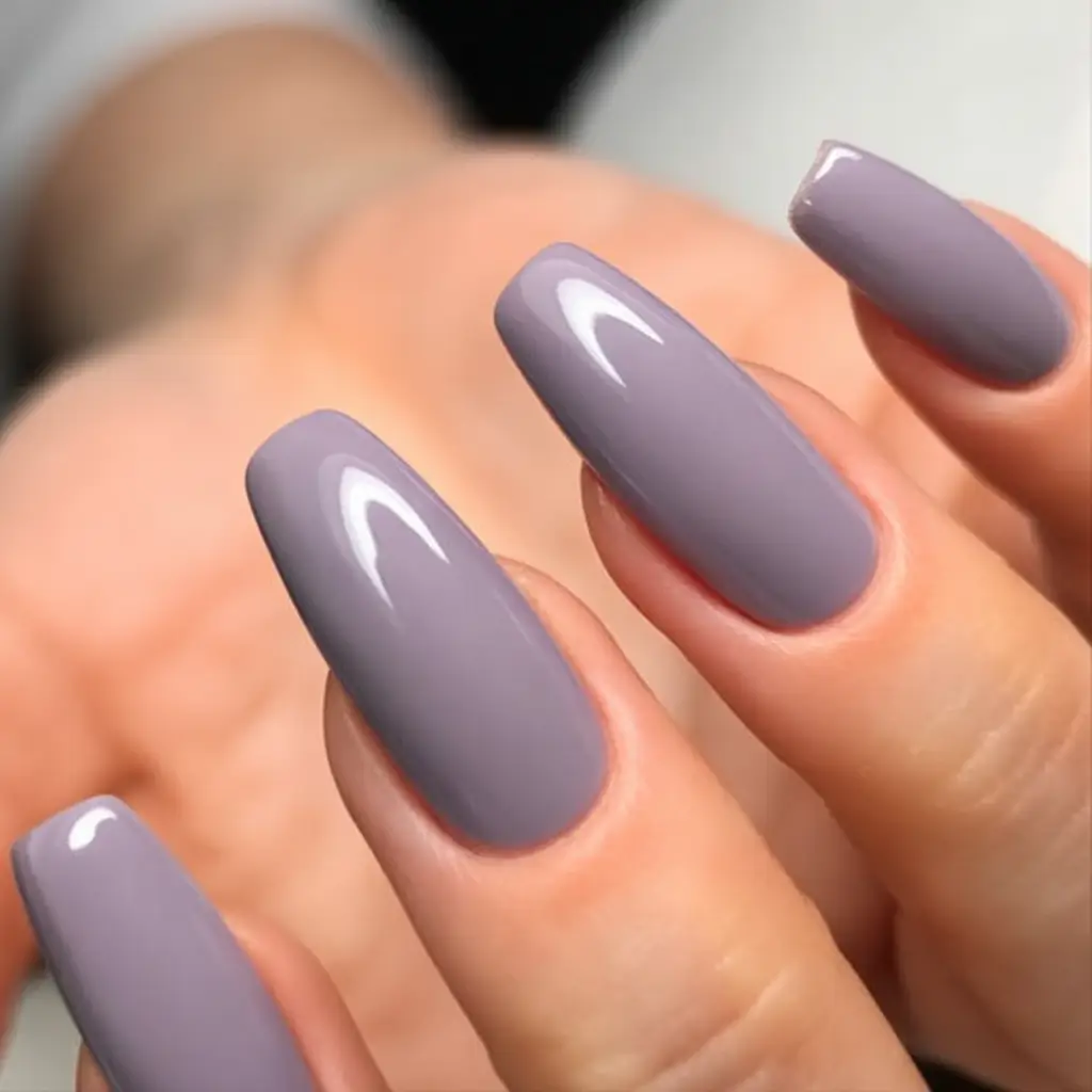 top spring nails for tan skin 2026 Soft Lavender Almond Nails for a Calm Spring Finish