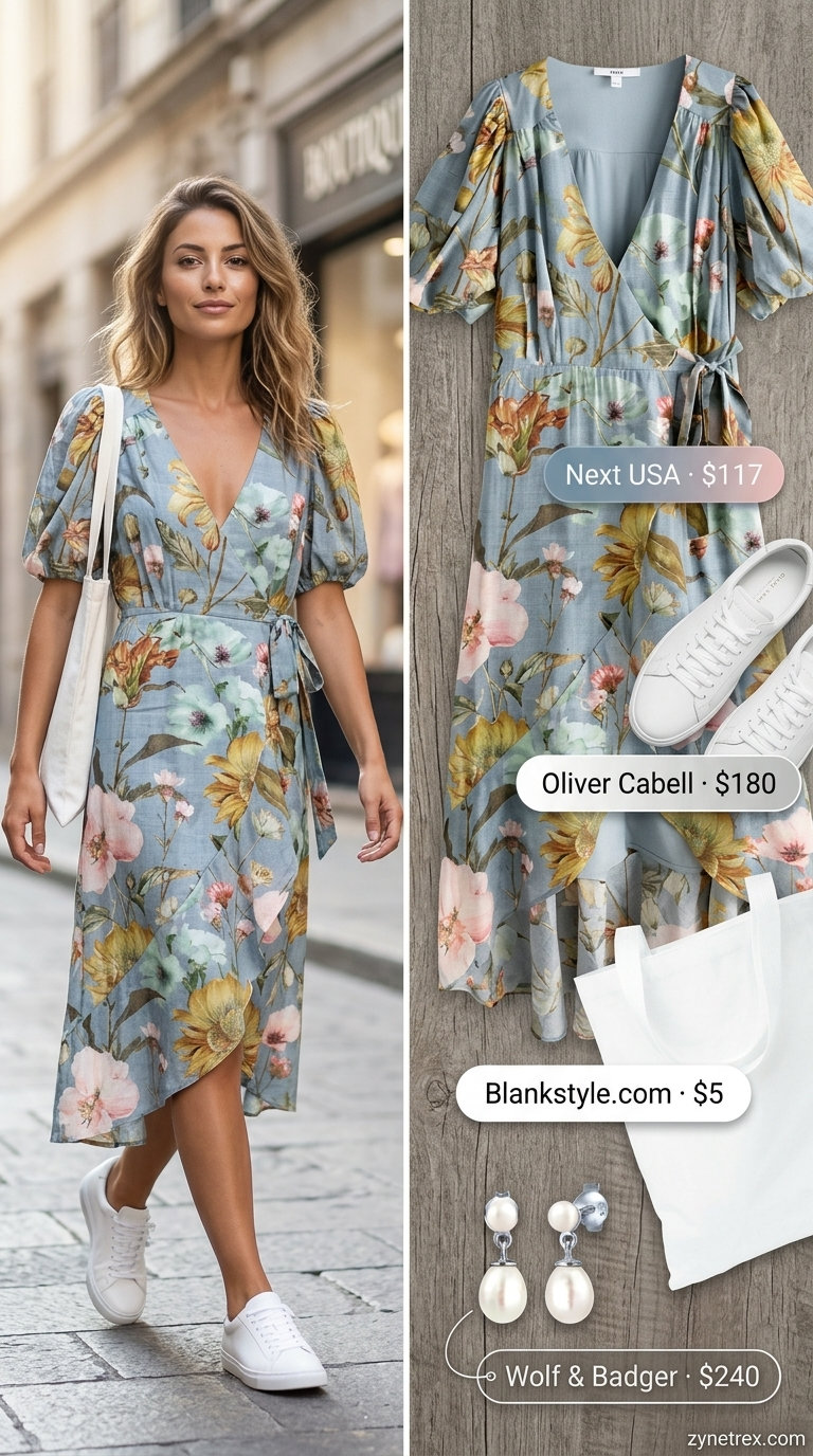 29 Must-Try Floral Summer Wrap Dress Outfits for 2026