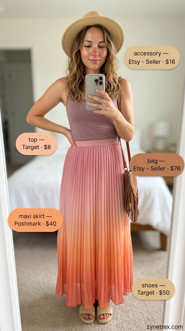 27 Effortless Pleated Maxi Skirt Outfits for Summer 2026 You'll Absolutely Love