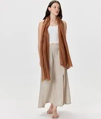 accessory 100% European Linen Scarf Quince $32