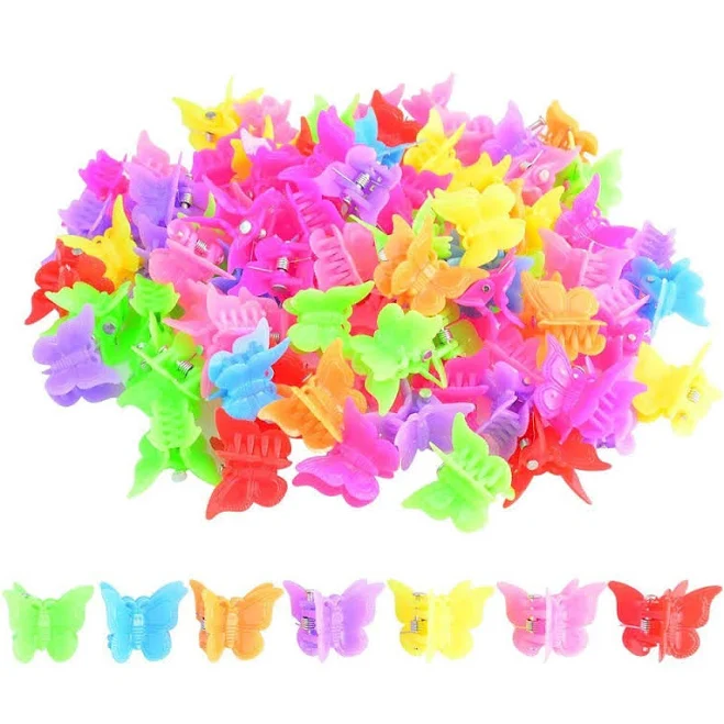accessory 100 Packs Butterfly Hair Clips eBay - minimightymo $8.07