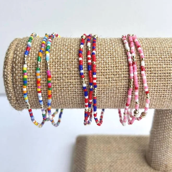 accessory 14K Gold Filled Dainty Seed Bead Bracelet Etsy - MemorieAndCompany $10.4