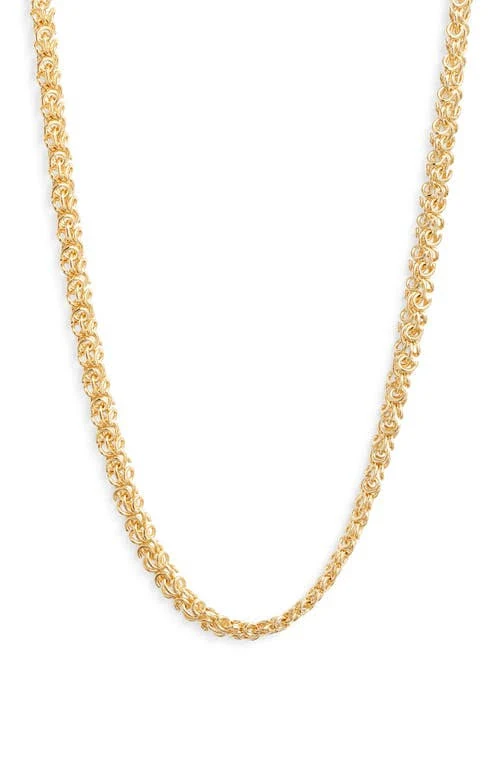 accessory 14K Gold Plated Demi Fine Fancy Chain Necklace Nordstrom $48.75
