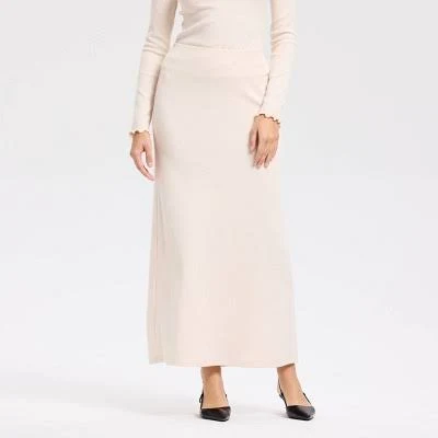 skirt A New Day Women's Super-High Rise Rib-Knit Maxi Skirt Target $42