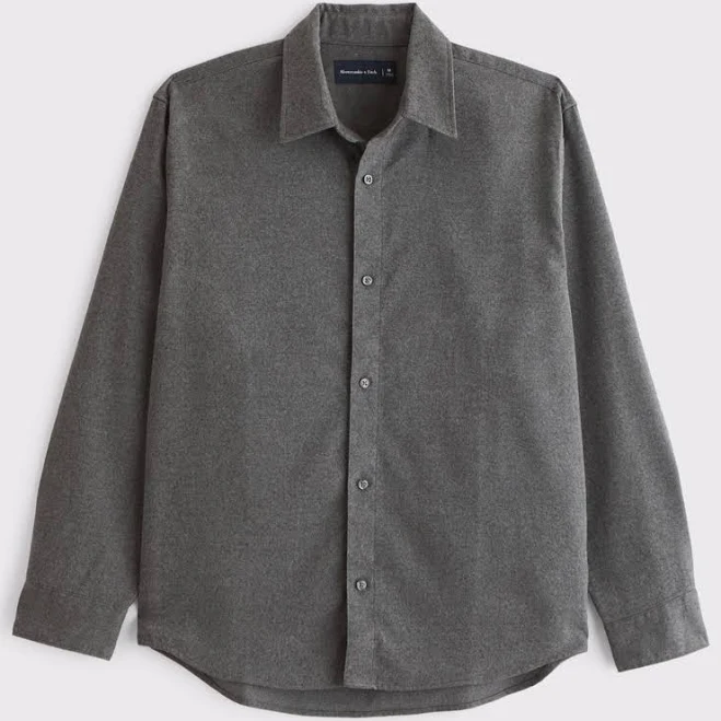 shirt Abercrombie & Fitch Men's Brushed Button-Up Shirt Abercrombie & Fitch $56