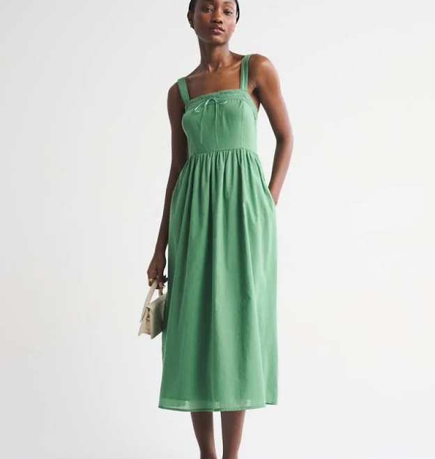 outfits Abercrombie & Fitch Women's Emerson Midi Dress Abercrombie & Fitch $120