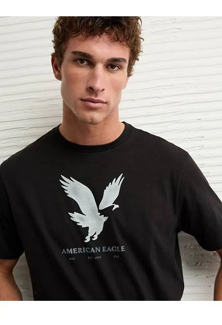 matching set AE Men's Lightweight Icon Graphic T-Shirt American Eagle Outfitters $7.18