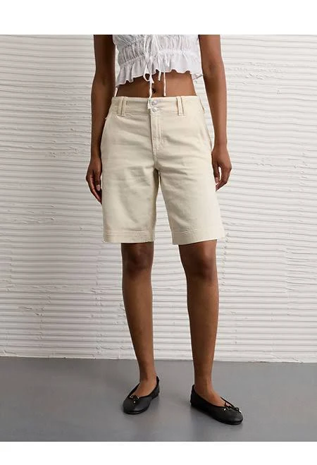 shorts AE Women's Dreamy Drape Stretch High-Waisted Shorts American Eagle Outfitters $17.98