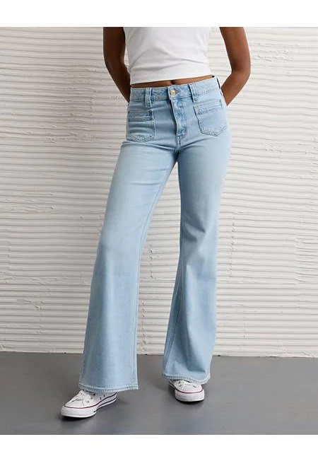 bottoms AE Women's High-Waisted Flare Jeans American Eagle Outfitters $24.99