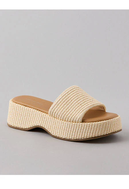 shoes AE Women's Platform Slide Sandal American Eagle Outfitters $44.95