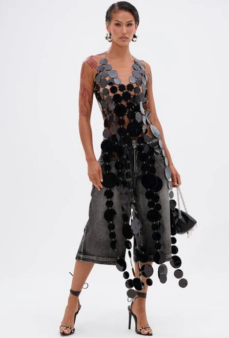 halter top Akira Glamorous Chain Halter Top AKIRA $129.9