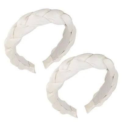 accessory Alilang 2 Pack Wide Comfort Fit Braided Fabric Headbands Target $17.99