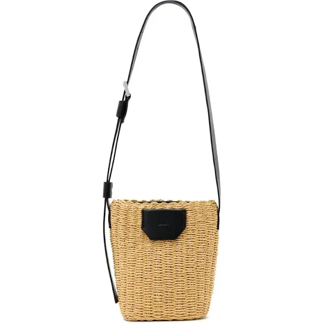 bag Allsaints Women's Alba Paper Straw Crossbody Bag Nordstrom $169