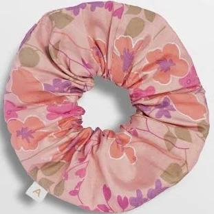 accessory Amaris Soleil Floral Silk Scrunchie amaris.co $26
