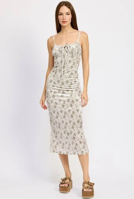 dress Amore Sleeveless Floral Midi Dress AVAH $60