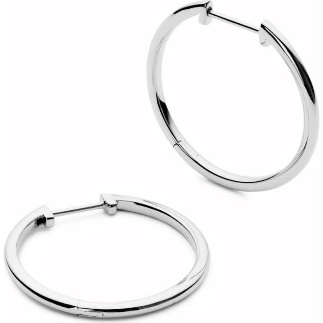 accessory Ana Luisa Lo Medium Slim Endless Hoop Earrings Nordstrom $95