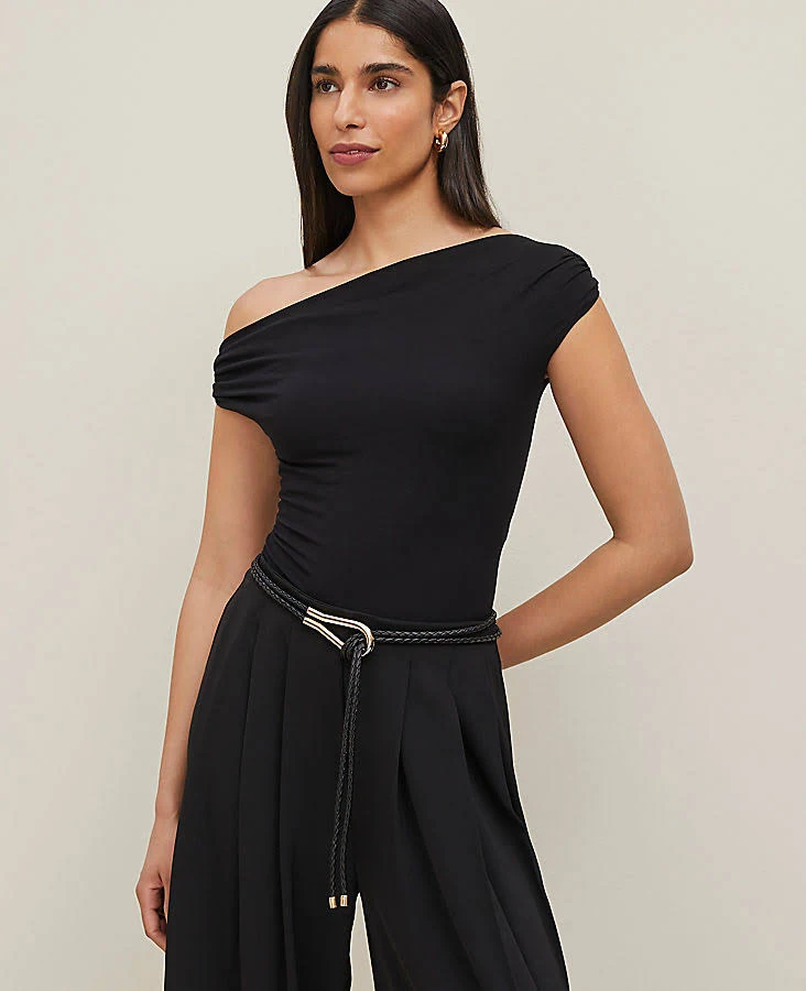top Ann Taylor Women's Asymmetrical One-Shoulder Top Ann Taylor $45.15