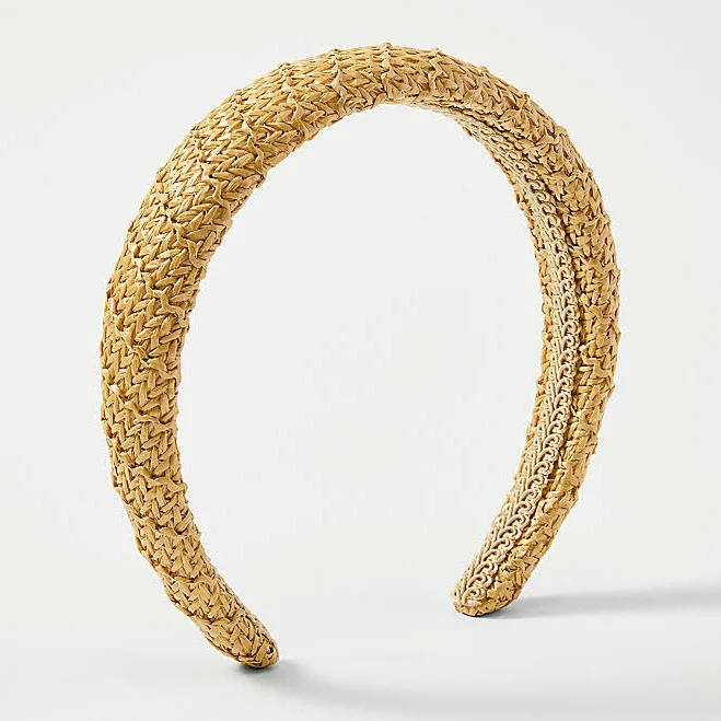 accessory Ann Taylor Women's Woven Straw Headband Ann Taylor $14.75