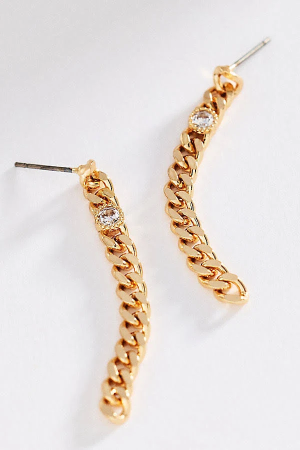 accessory Anthropologie Linked Chain Drop Earrings Anthropologie $24.95