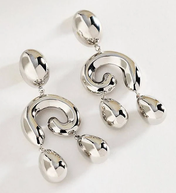 accessory Anthropologie Sculptural Deco Drop Earrings Anthropologie $32.95