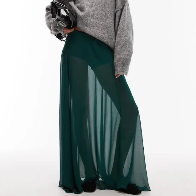 skirt ASOS DESIGN Chiffon Maxi Skirt ASOS $31.49