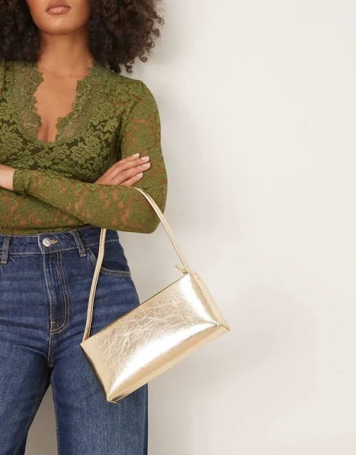 bag ASOS Textured Minimal 90s Shoulder Bag ASOS $34.99