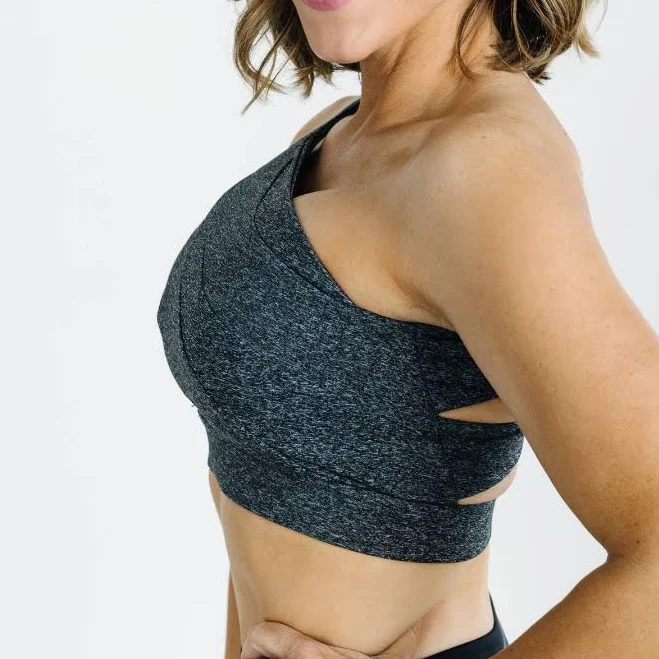 one shoulder top Asymmetric Sports Bra KIAVAclothing $48