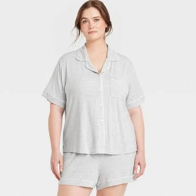 matching set Auden Women's Cloud Knit Modal Pajama Set Target $25