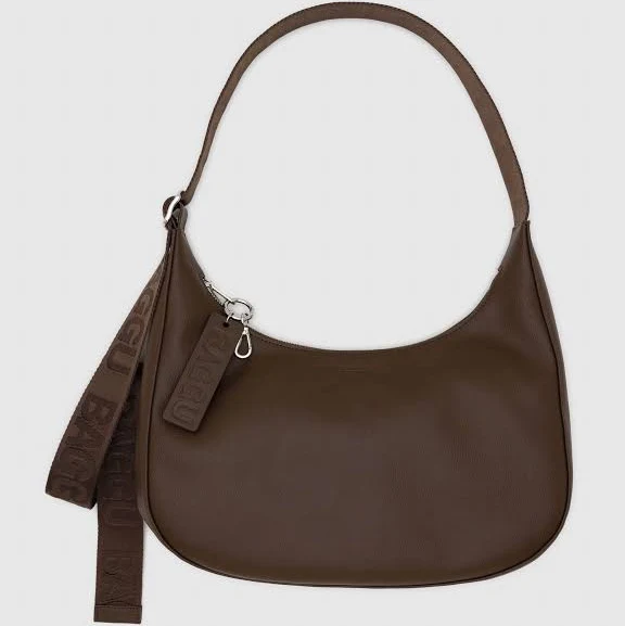 bag Baggu Medium Recycled Leather Crescent Bag BAGGU $99