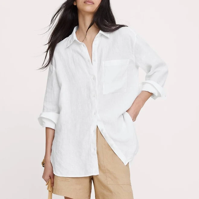 matching set Banana Republic Women's Oversized Linen Shirt Banana Republic $98