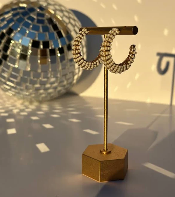 accessory Beaded Hoops East & Calla $22