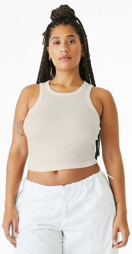 top Bella + Canvas 1019 Women's Micro Rib Racer Tank AllDayShirts.com $7.77