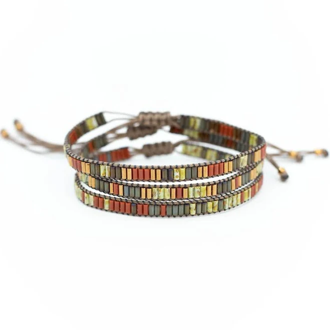 accessory Boho Loom Beaded Bracelet Set Etsy - Taurieldesign $51.23