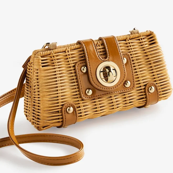 bag Boston Proper Wicker Clutch Boston Proper $110