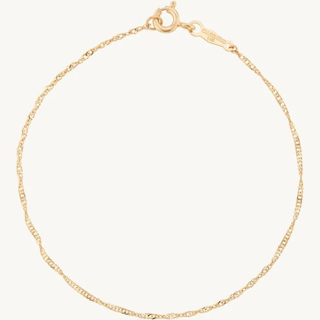 accessory Catbird Sweet Nothing Gold Chain Bracelet Yellow Gold Catbird $158