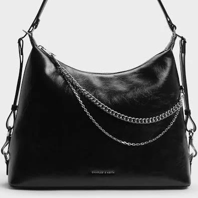 bag Charles & Keith Atwood Chain Convertible Hobo Bag charleskeith.com $119