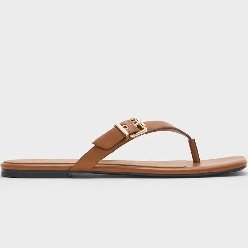 shoes Charles & Keith Buckled Thong Sandals charleskeith.com $66